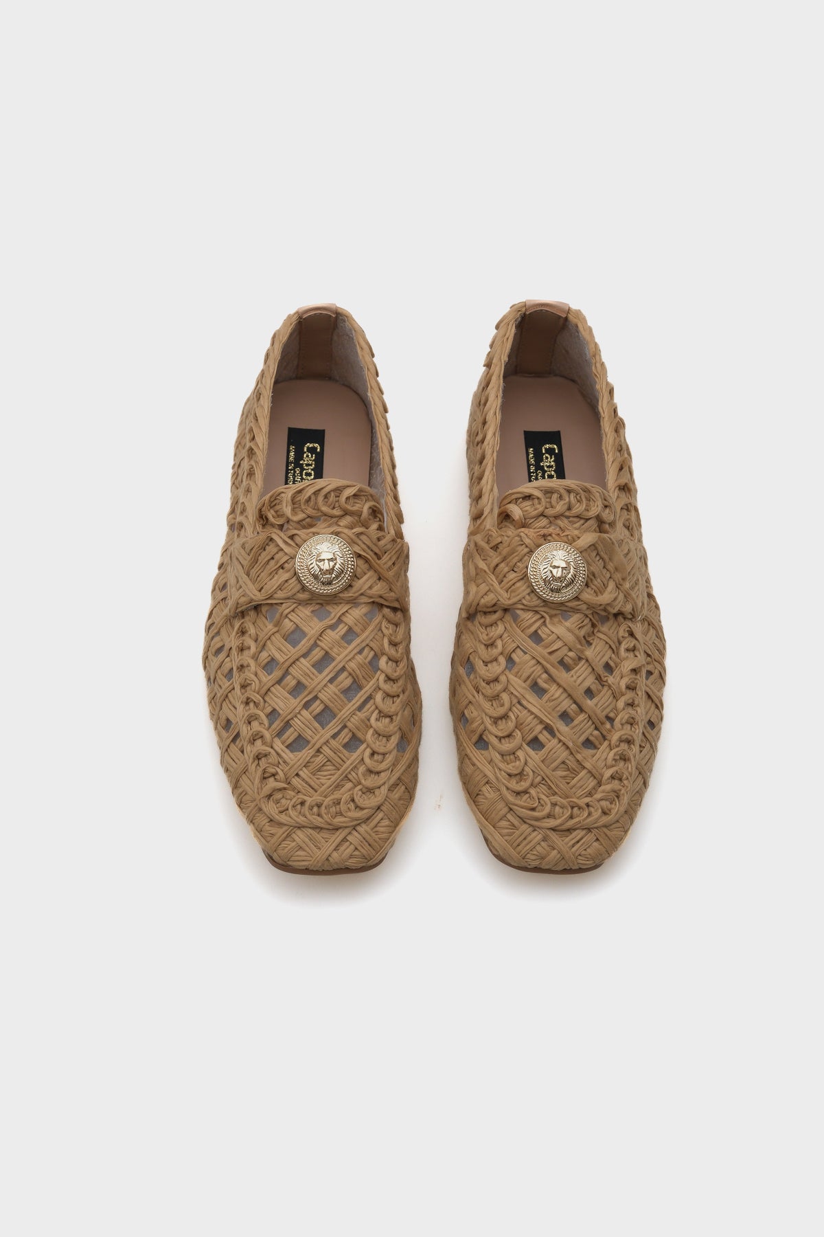 Tara Hasır Örgü Kadın Loafer