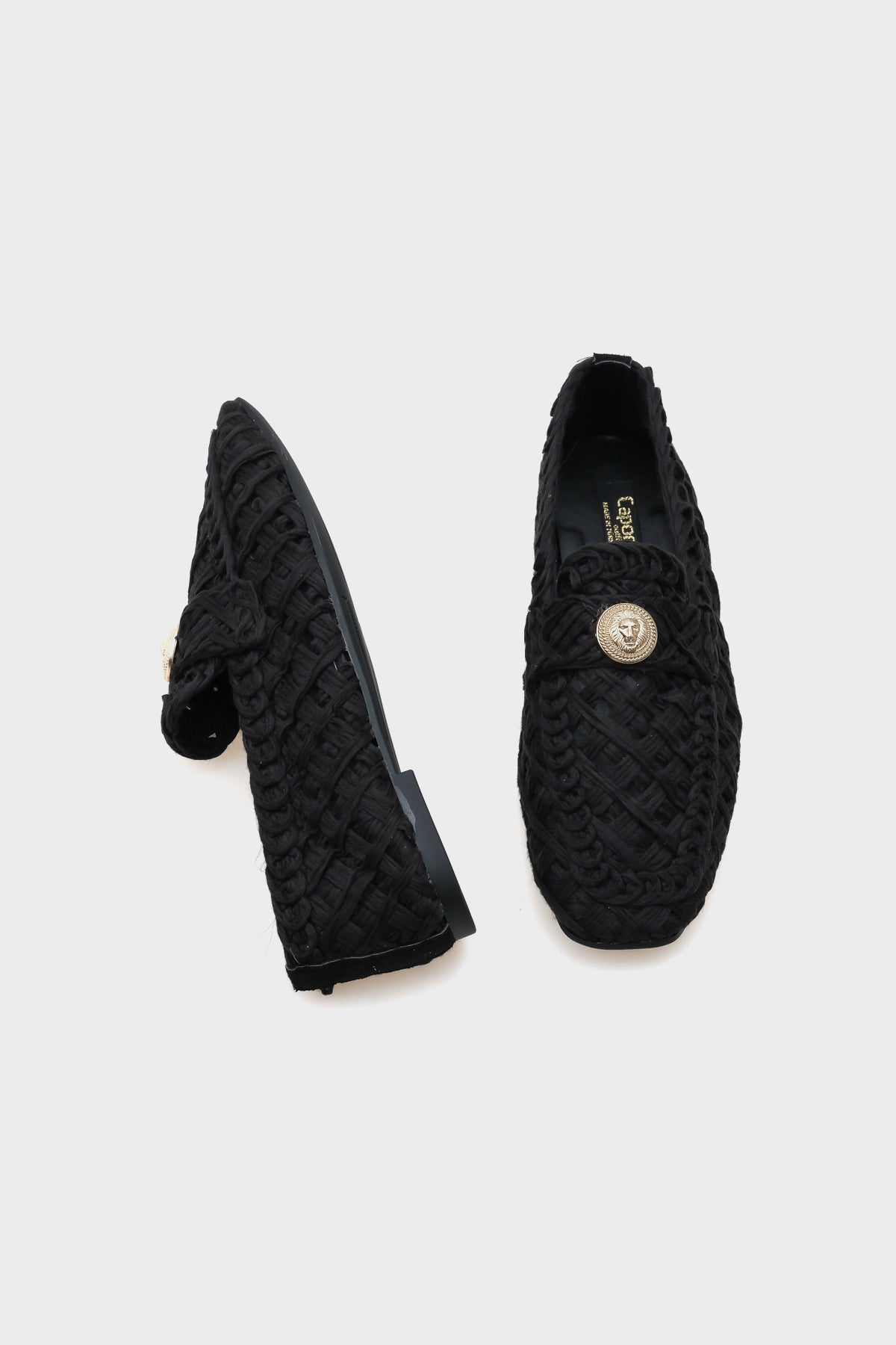 Tara Hasır Örgü Kadın Loafer