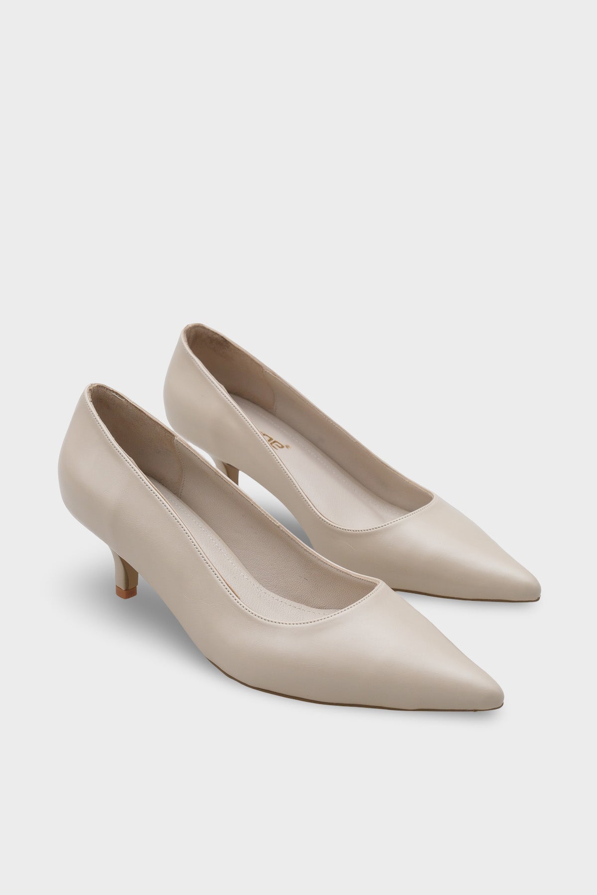 Veronica Orta Topuklu Sivri Burunlu Hakiki Deri Astar Kadın Stiletto