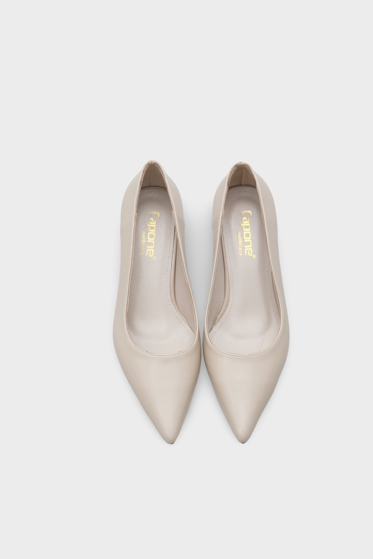 Veronica Orta Topuklu Sivri Burunlu Hakiki Deri Astar Kadın Stiletto