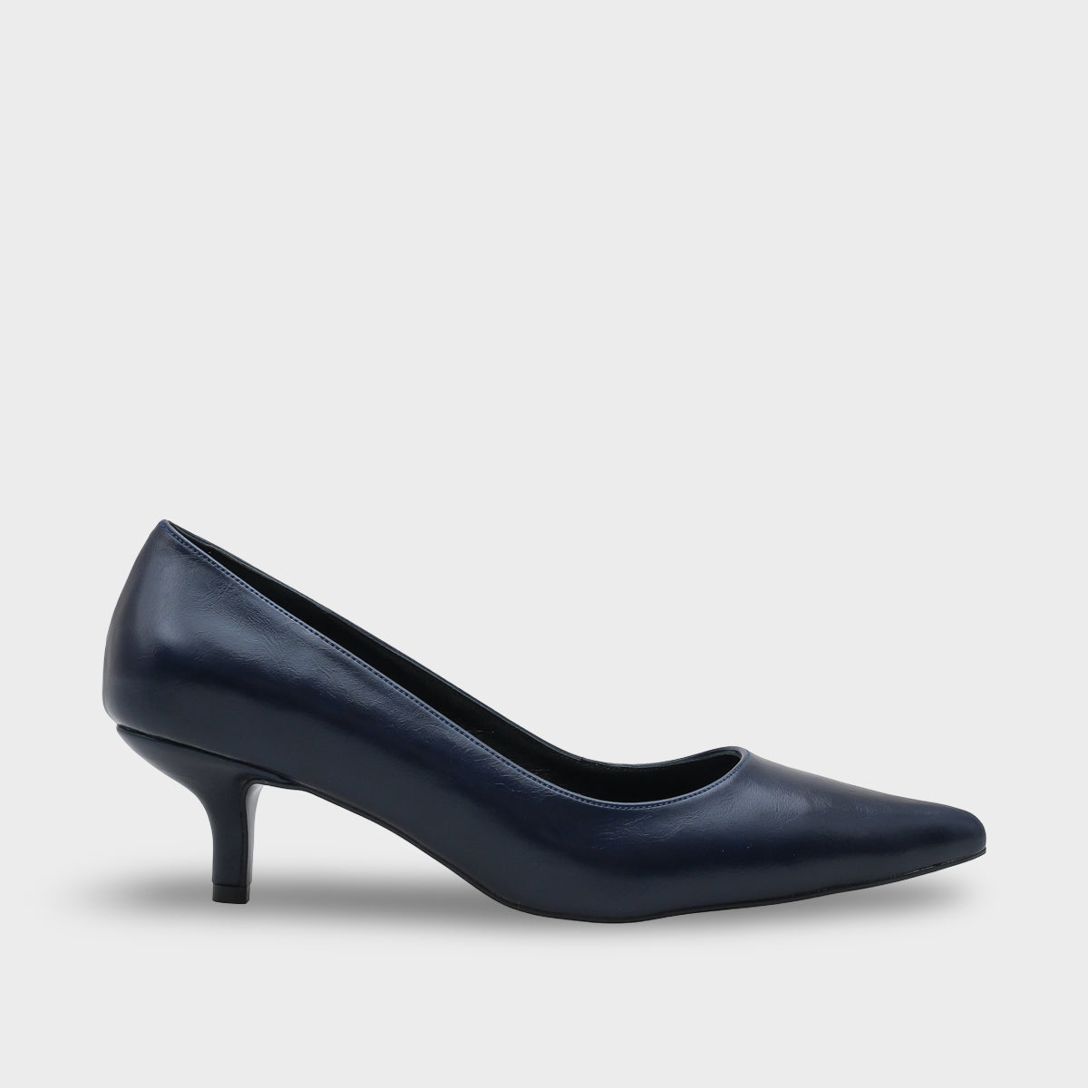 Veronica Orta Topuklu Sivri Burunlu Hakiki Deri Astar Kadın Stiletto