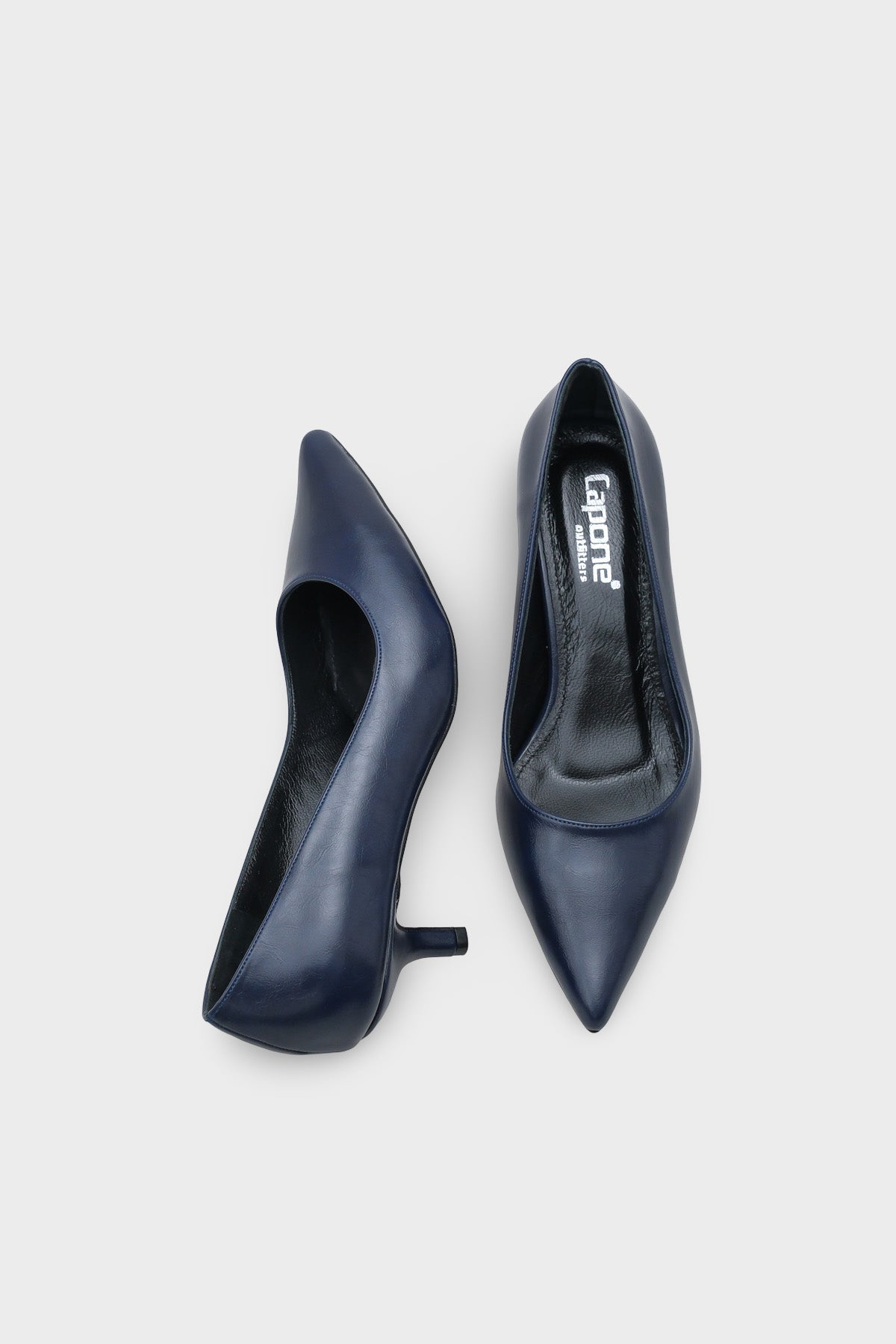 Veronica Orta Topuklu Sivri Burunlu Hakiki Deri Astar Kadın Stiletto