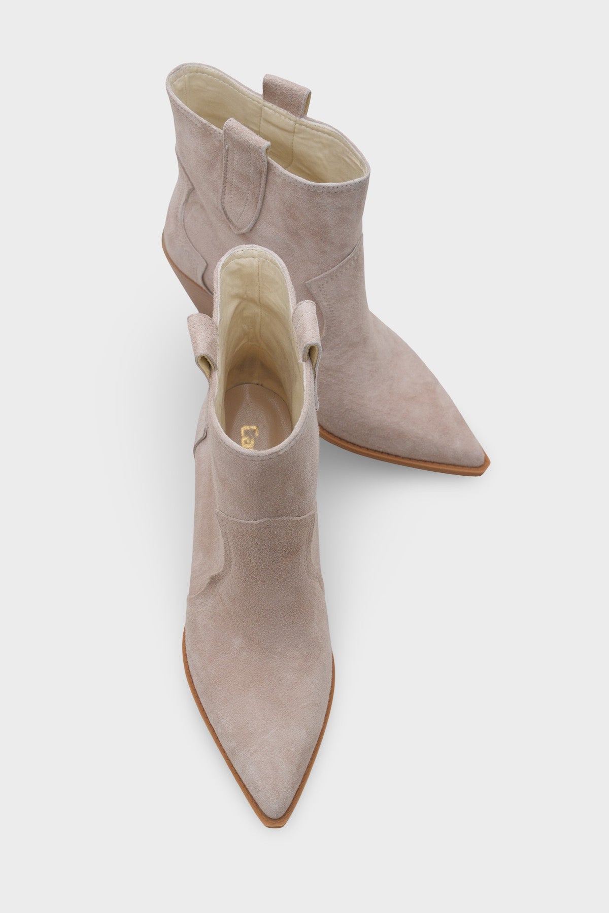 Tiffani Sivri Burunlu Hakiki Deri Yandan Çekmeli Kadın Kovboy Bot