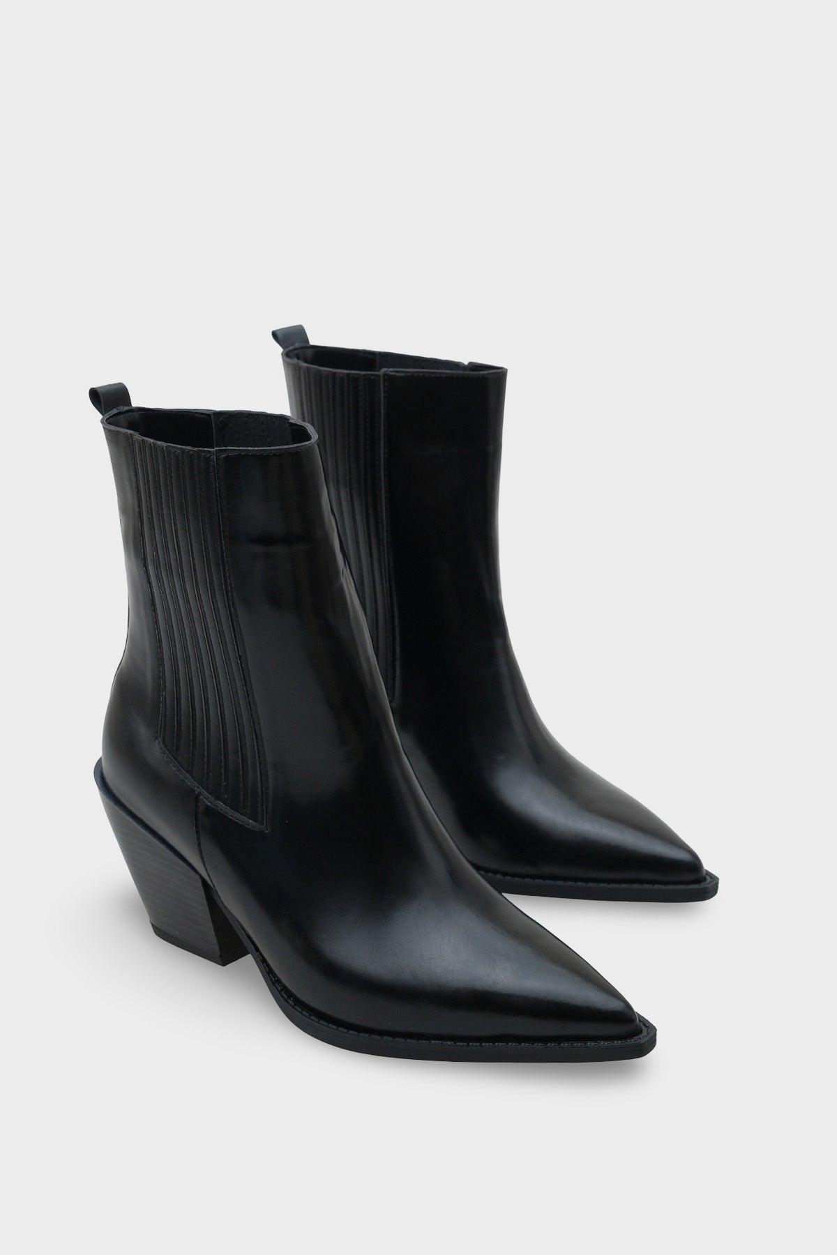 Ellyn Sivri Burunlu Yandan Lastikli Kadın Kovboy Bot