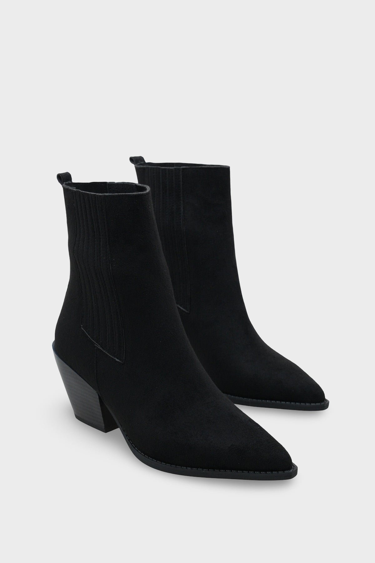 Ellyn Sivri Burunlu Yandan Lastikli Kadın Kovboy Bot