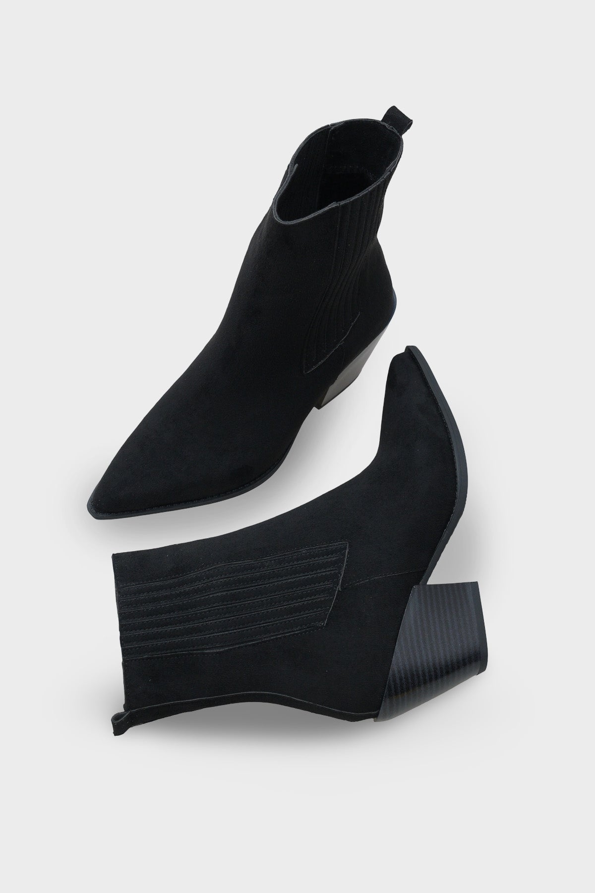 Ellyn Sivri Burunlu Yandan Lastikli Kadın Kovboy Bot