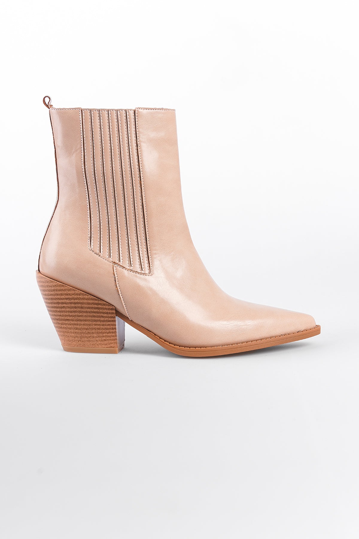 Ellyn Sivri Burunlu Yandan Lastikli Kadın Kovboy Bot