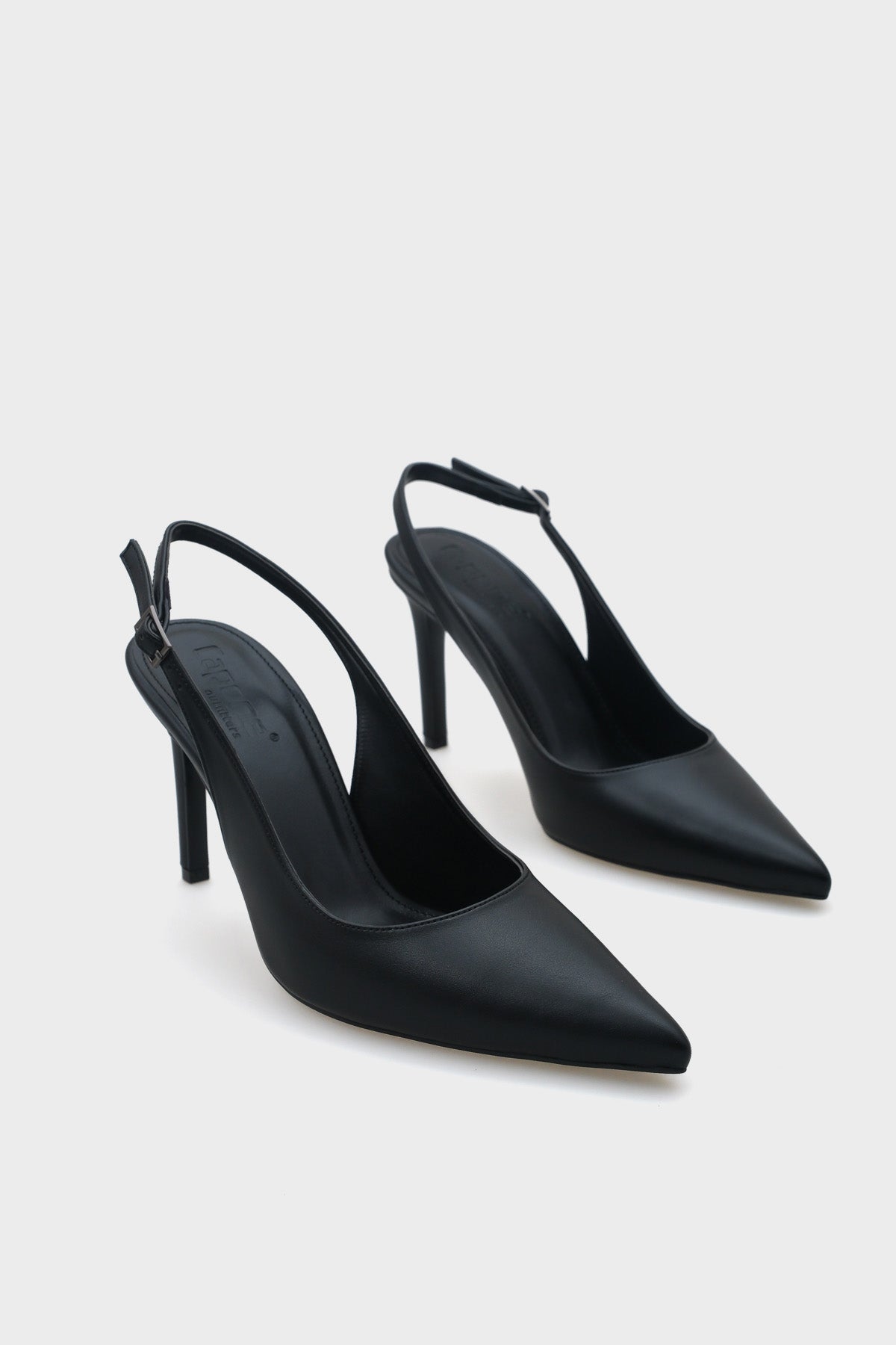 Helsa Hakiki Deri İç Astarlı Topuklu Arkası Açık Kadın Stiletto