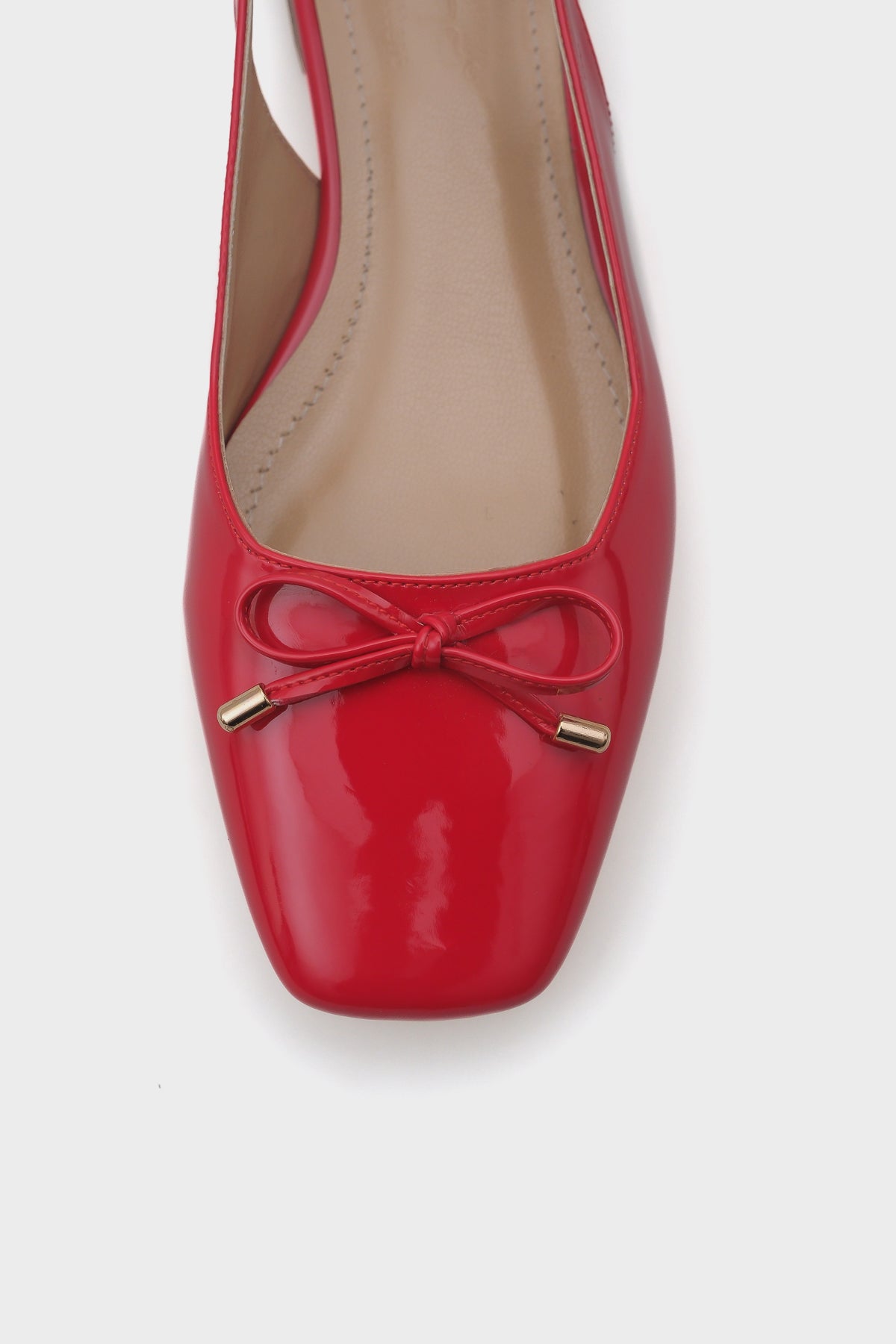 Angela Metal Topuklu Arkası Açık Kadın Babet