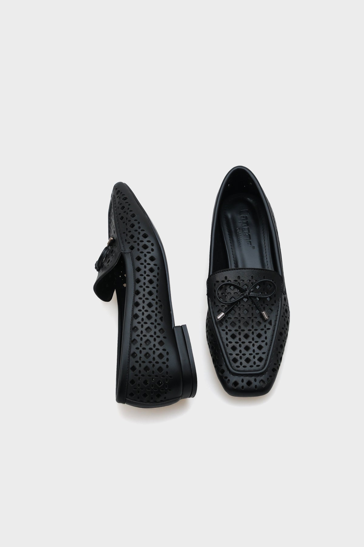 Cara Zımbalı Metalik Kadın Loafer
