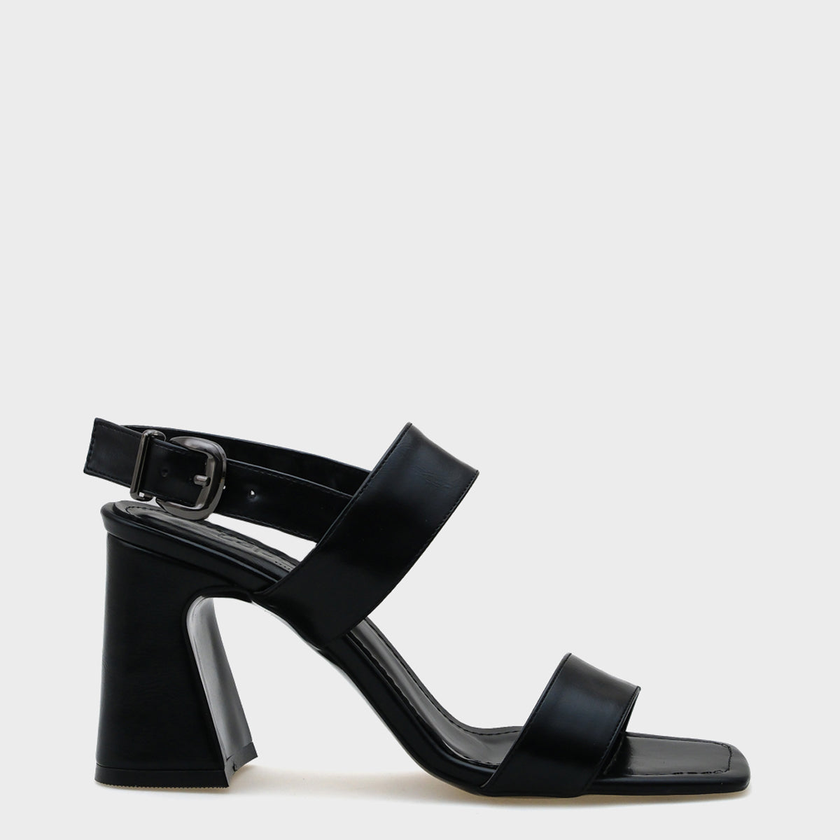 Tina Orta Topuklu Çift Bantlı Kadın Sandalet