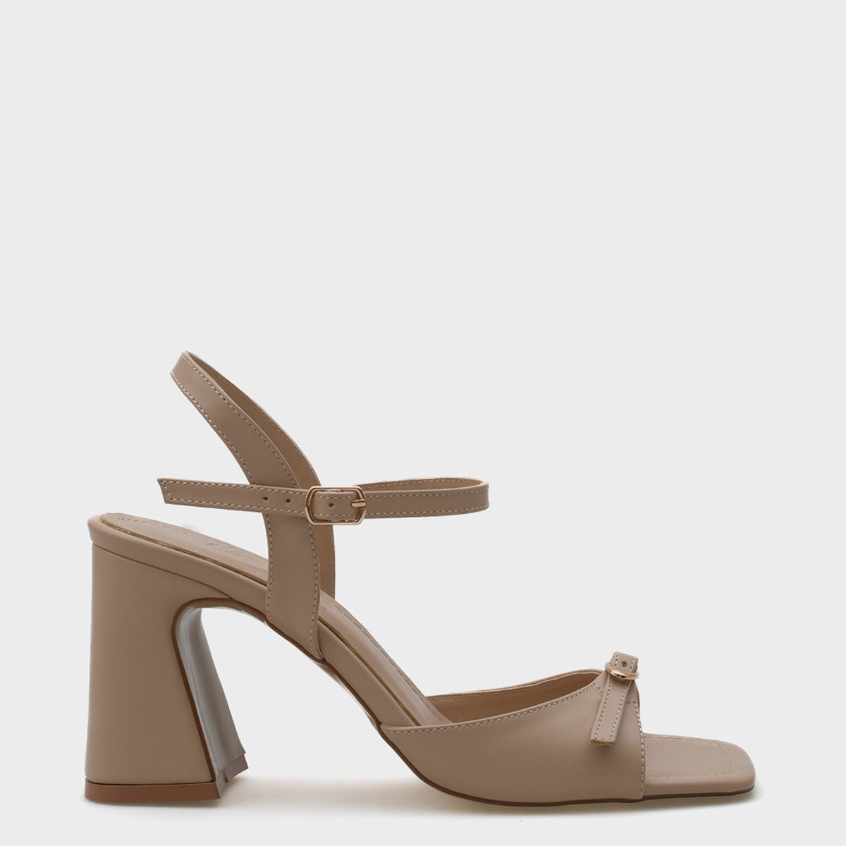 Tonya Orta Topuklu Tokalı Kadın Sandalet