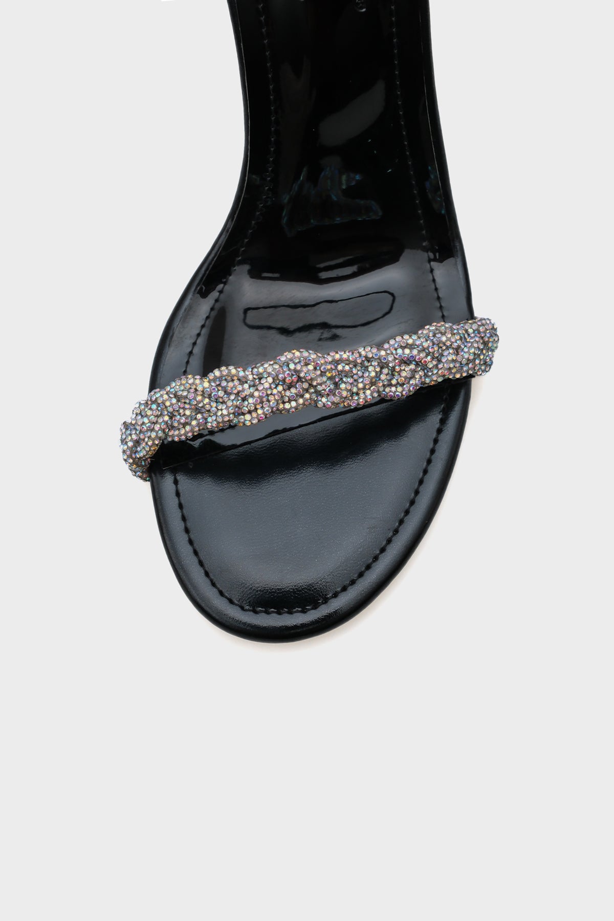 Daisey Topuklu Taşlı Bantlı Bilekten Bantlı Metalik Şık Kadın Sandalet