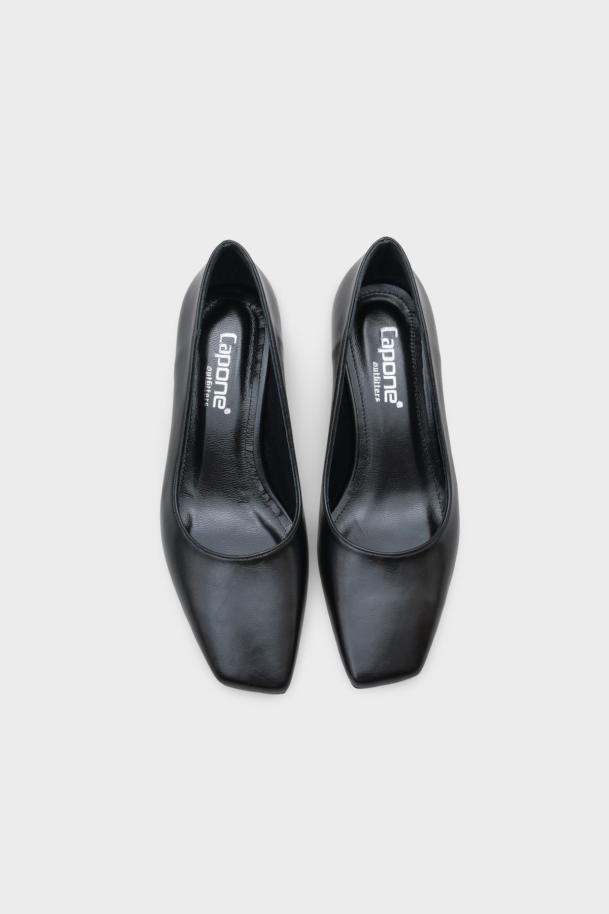 Janie Orta Boy Topuklu Küt Burunlu Hakiki Deri Astarlı Kadın Ayakkabı