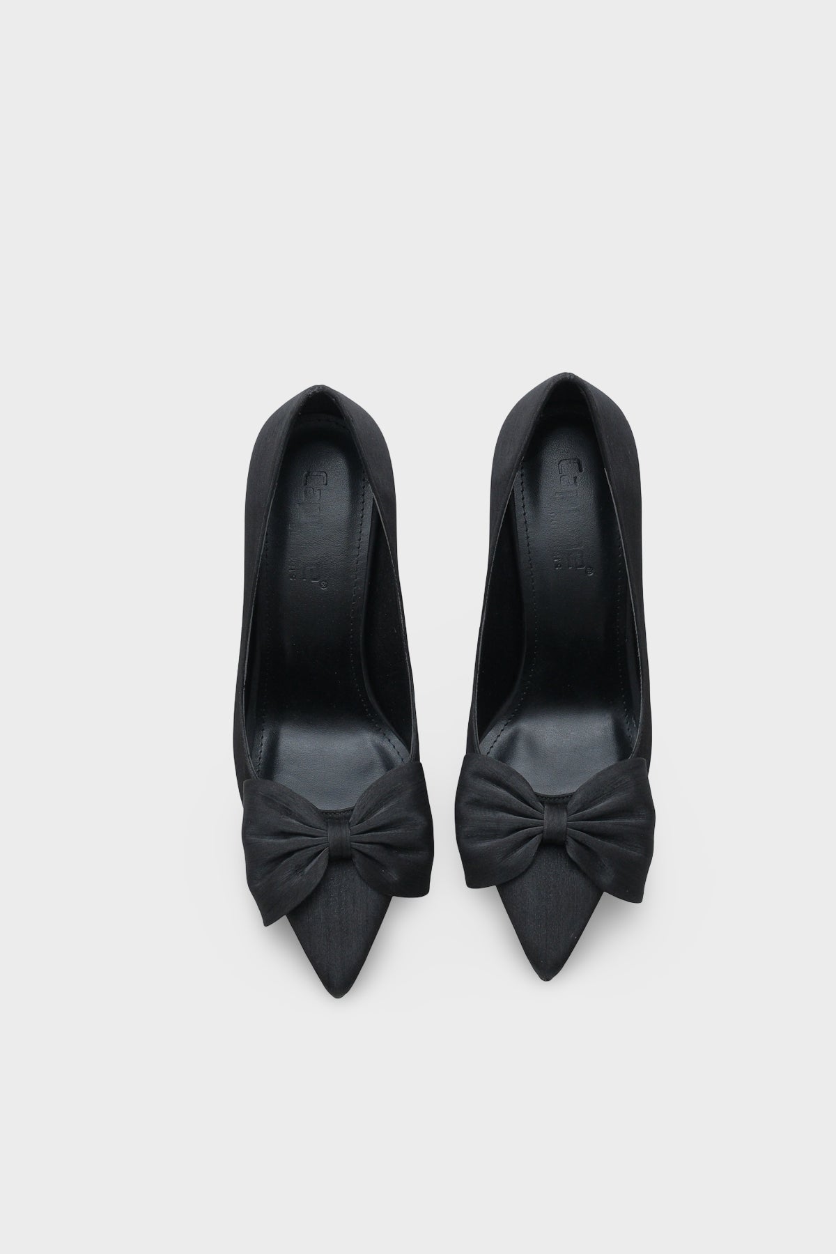 Trace Yüksek Topuklu Fiyonklu Saten Kadın Şık Abiye Ayakkabı