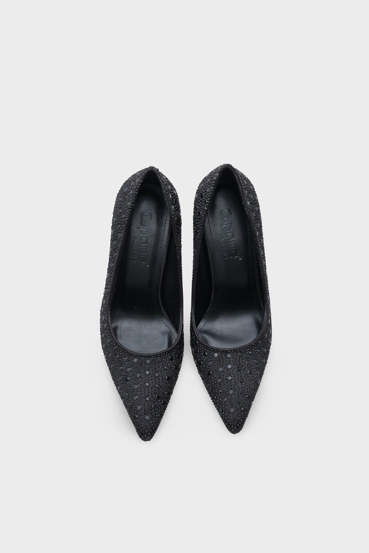 Lillian Taşlı Yüksek Topuklu Saten Şık Stiletto