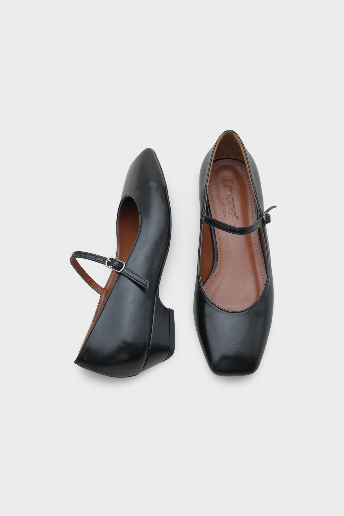 Darline Kısa Topuklu Küt Burunlu Bantlı Mary Jane Kadın Ayakkabı