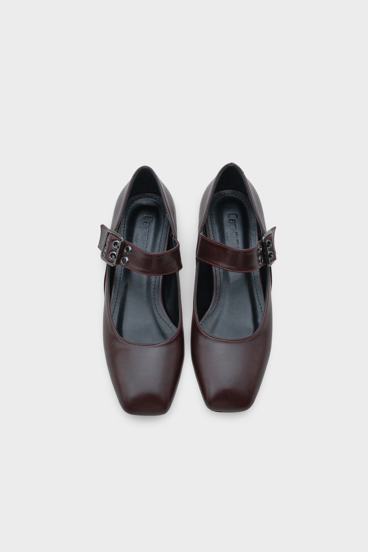 Darell Kısa Topuklu Küt Burunlu Bantlı Mary Jane Kadın Ayakkabı