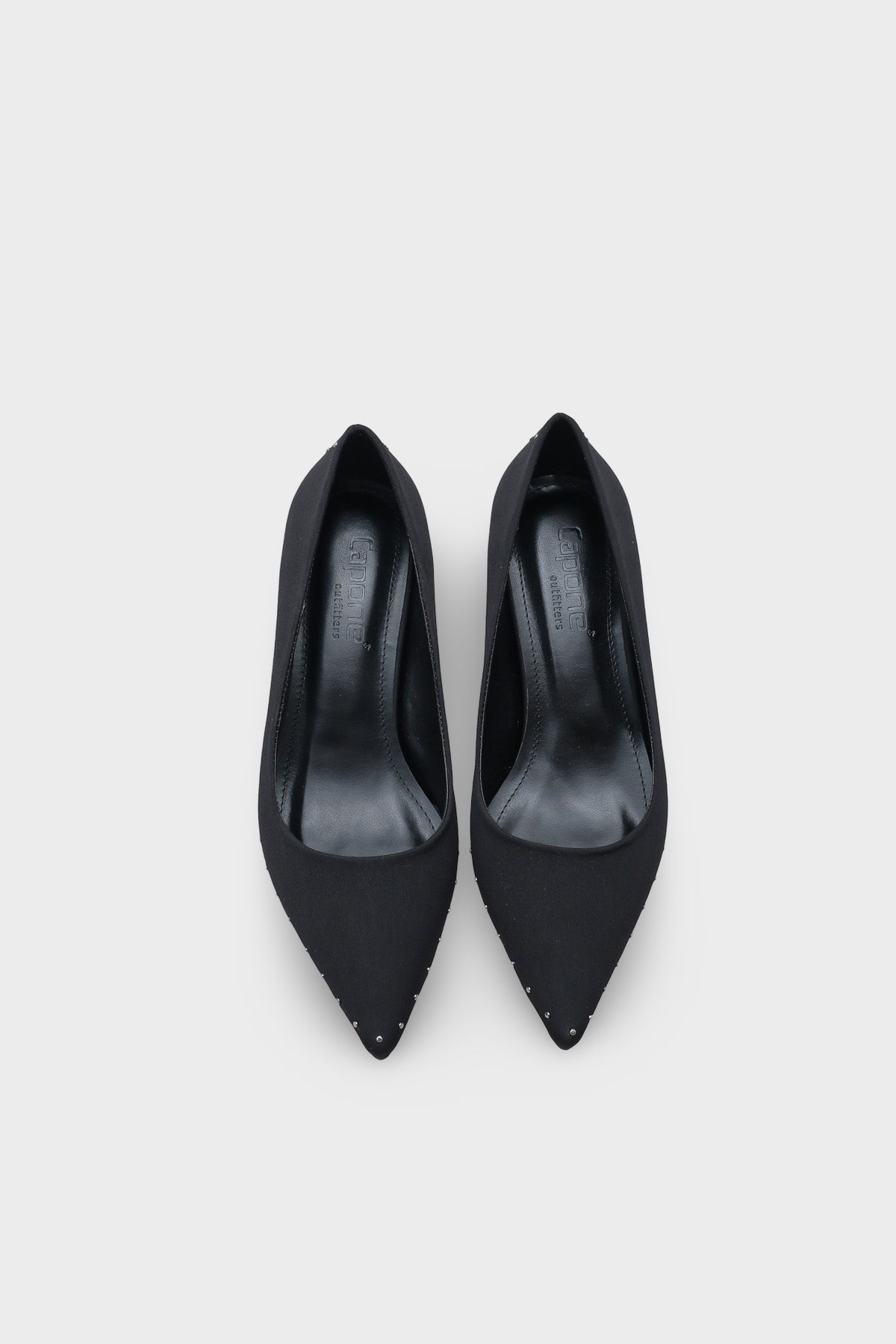 Anny Sivri Burunlu Metal Aksesuarlı Metal Topuklu Stiletto