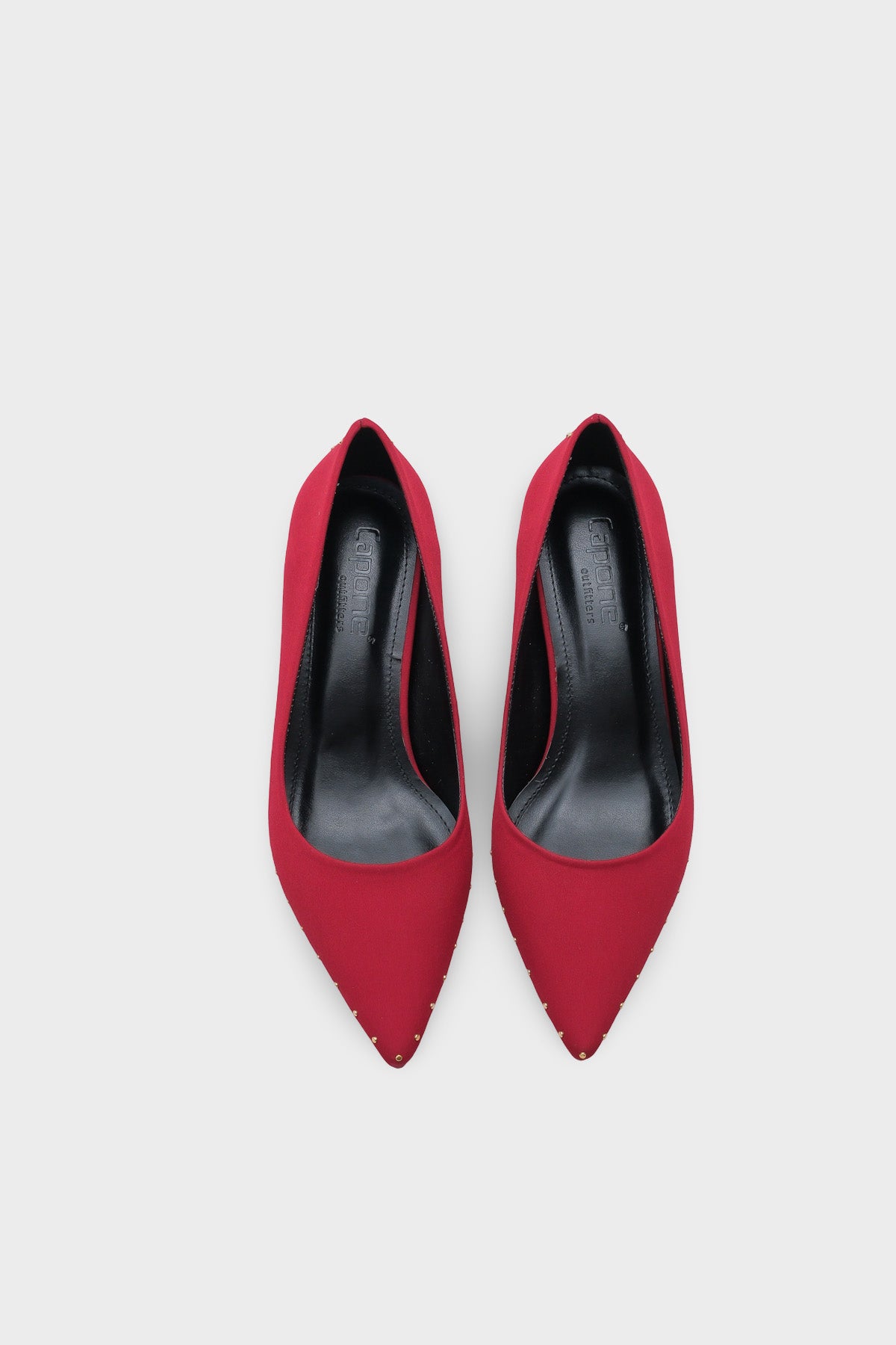 Anny Sivri Burunlu Metal Aksesuarlı Metal Topuklu Stiletto