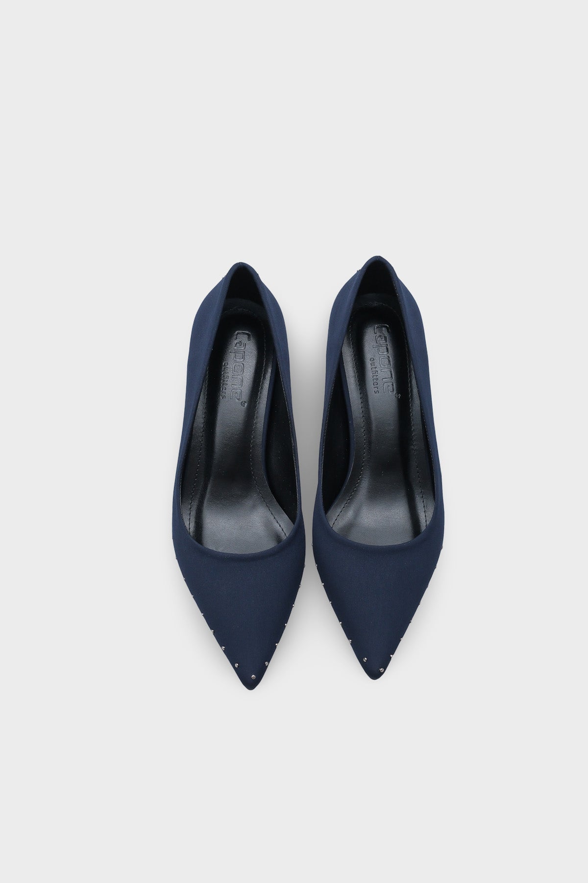 Anny Sivri Burunlu Metal Aksesuarlı Metal Topuklu Stiletto