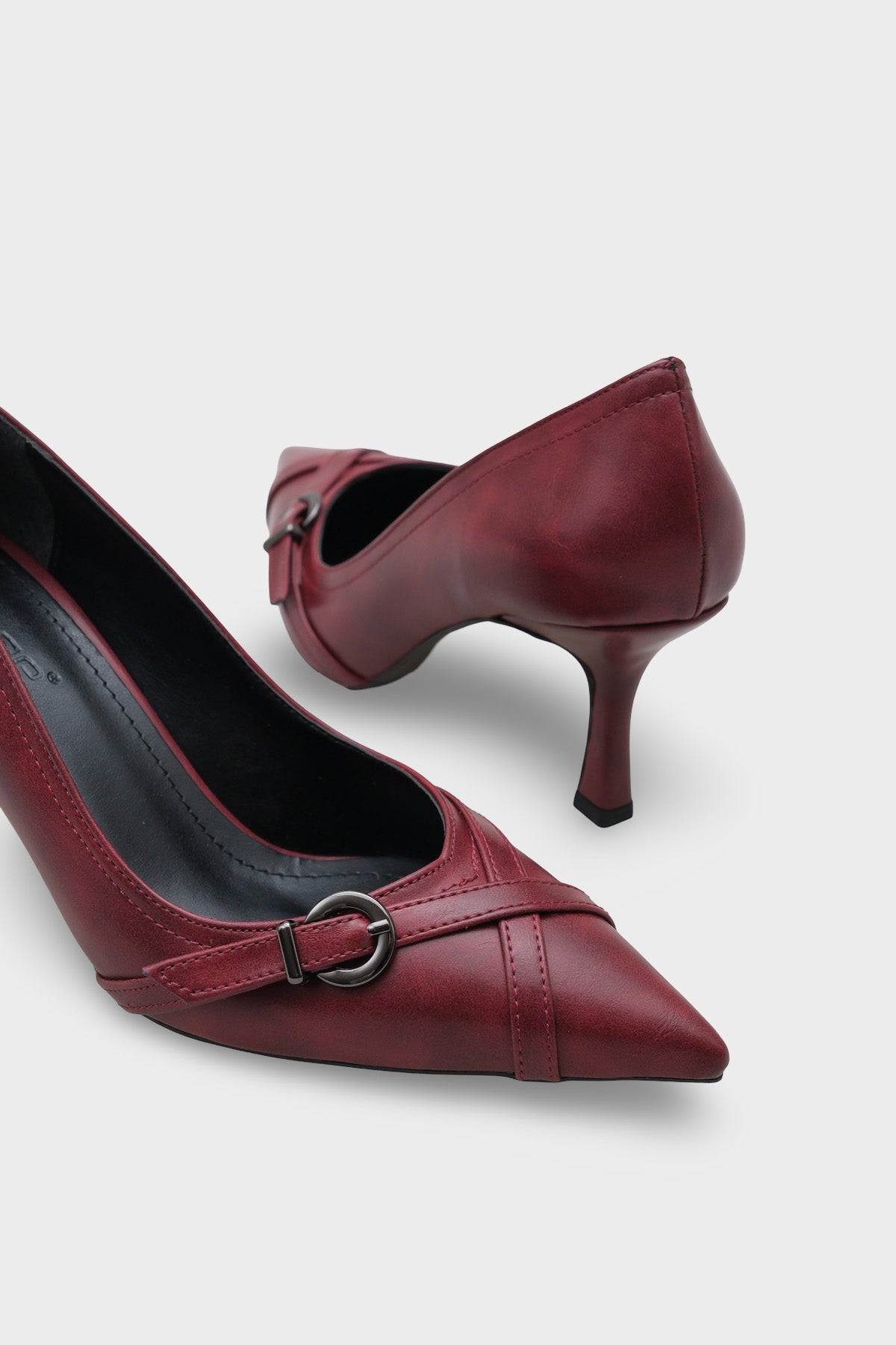 Elysee Orta Topuklu Tokalı Günlük Şık Topuklu Ayakkabı