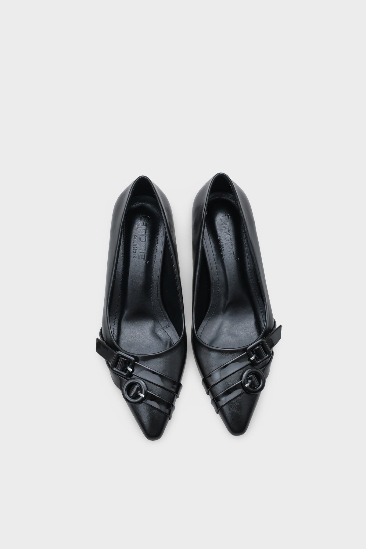 Mirabel Sivri Burunlu Tokalı Orta Topuklu Kadın Ayakkabı