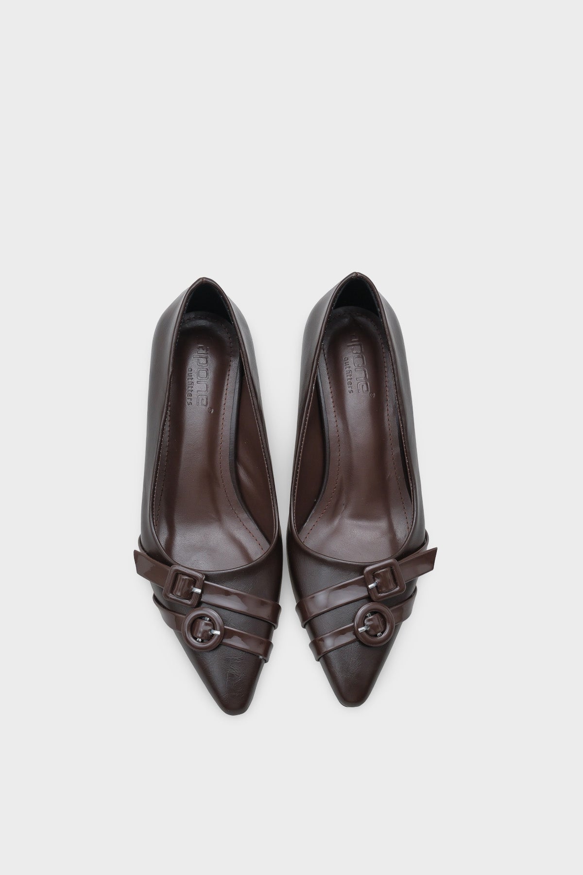 Mirabel Sivri Burunlu Tokalı Orta Topuklu Kadın Ayakkabı