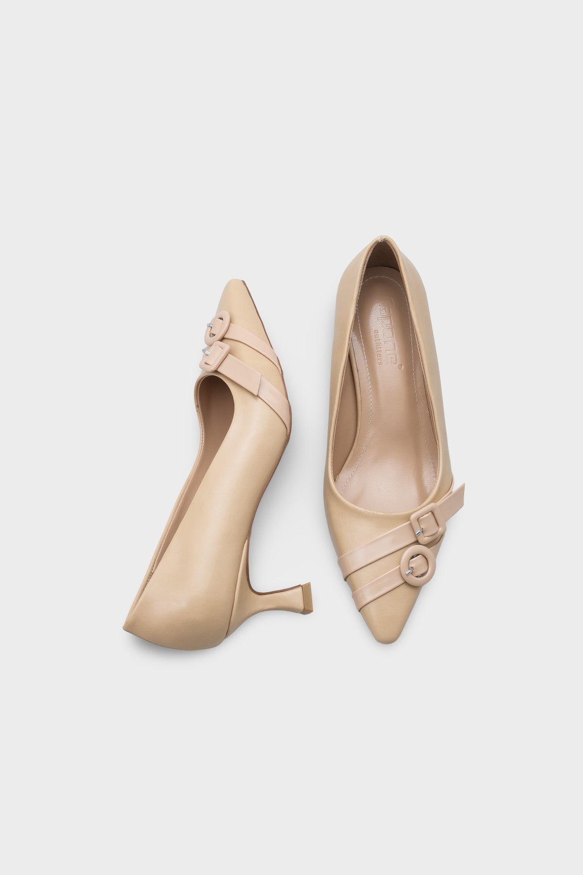 Mirabel Sivri Burunlu Tokalı Orta Topuklu Kadın Ayakkabı