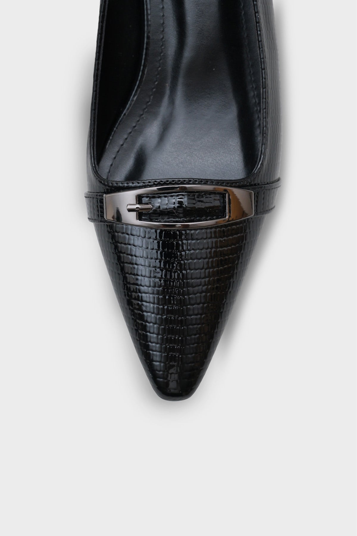 Jodi Metal Aksesuarlı Kısa Topuklu Kadın Ayakkabı