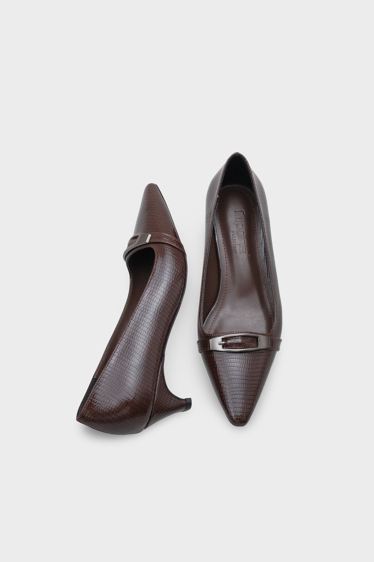 Jodi Metal Aksesuarlı Kısa Topuklu Kadın Ayakkabı