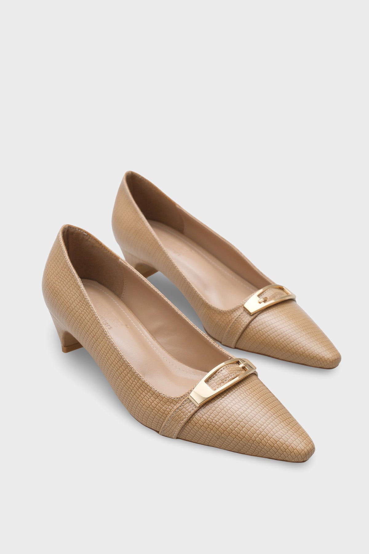 Jodi Metal Aksesuarlı Kısa Topuklu Kadın Ayakkabı