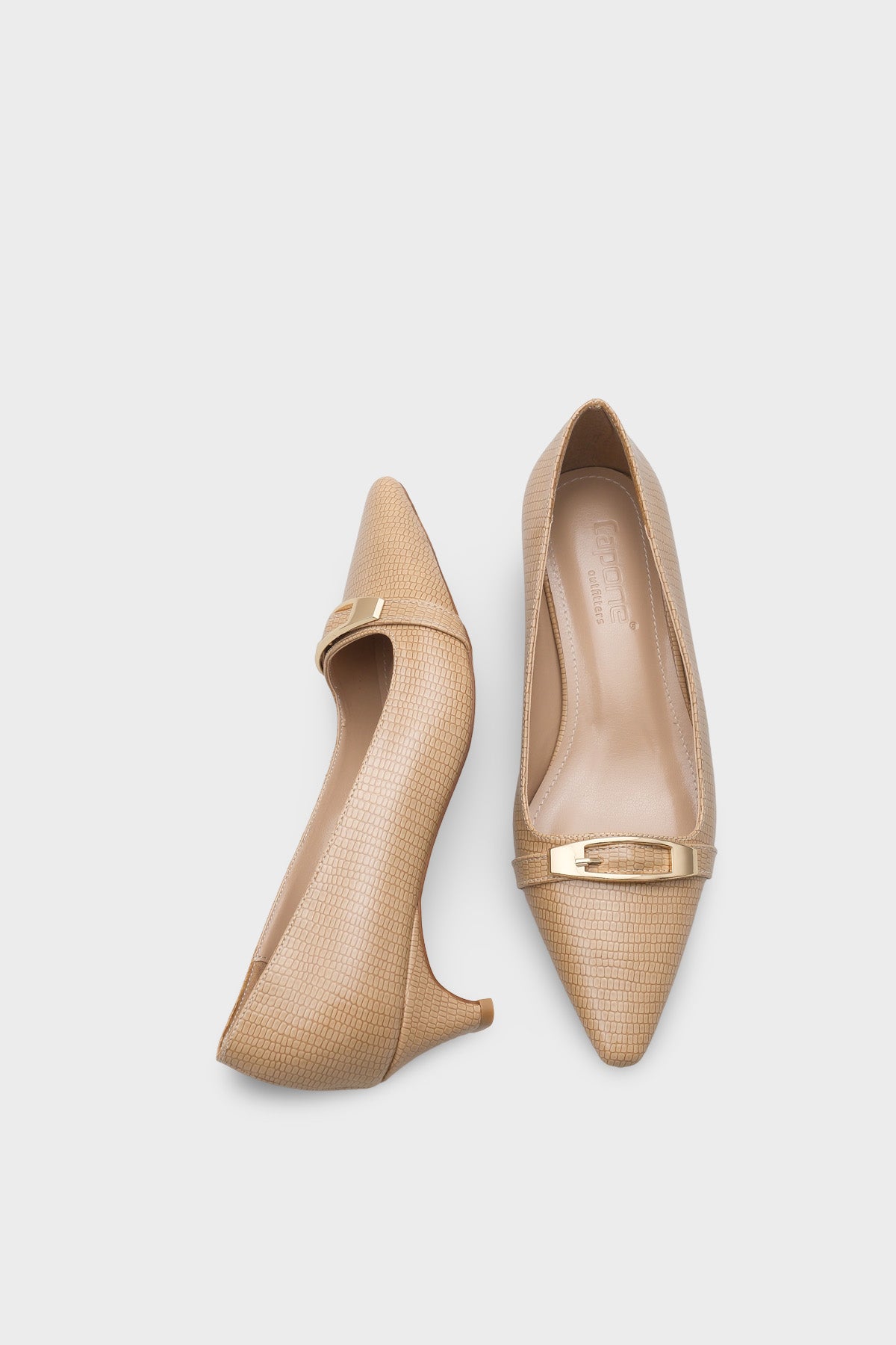 Jodi Metal Aksesuarlı Kısa Topuklu Kadın Ayakkabı