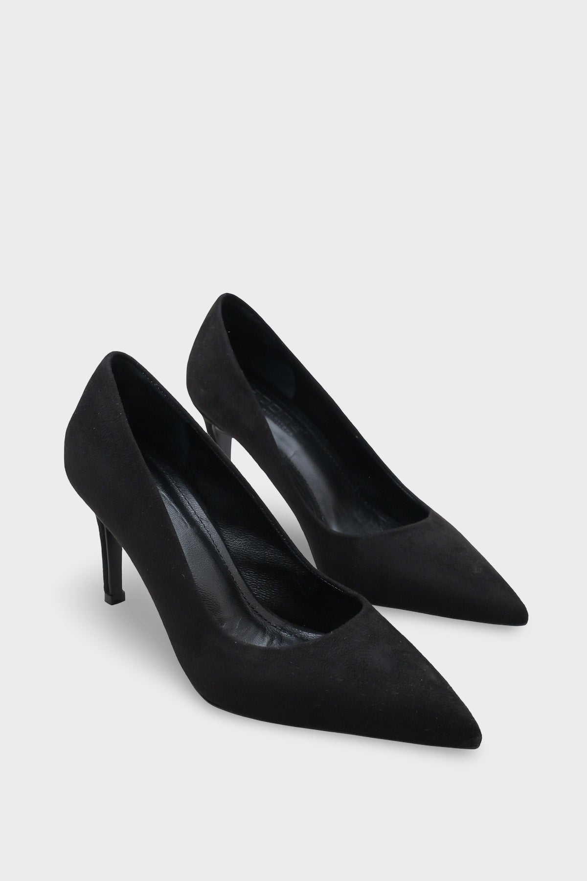 Rhonda Orta Topuklu Günlük Şık Astar Hakiki Deri Stiletto