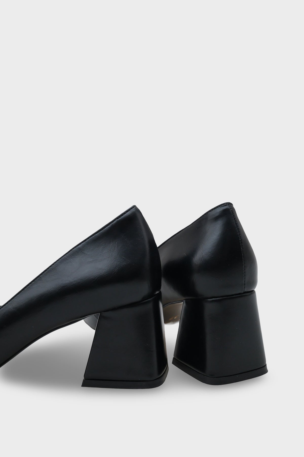 Kristal Kalın Orta Topuklu Tokalı Kadın Günlük Şık Ayakkabı