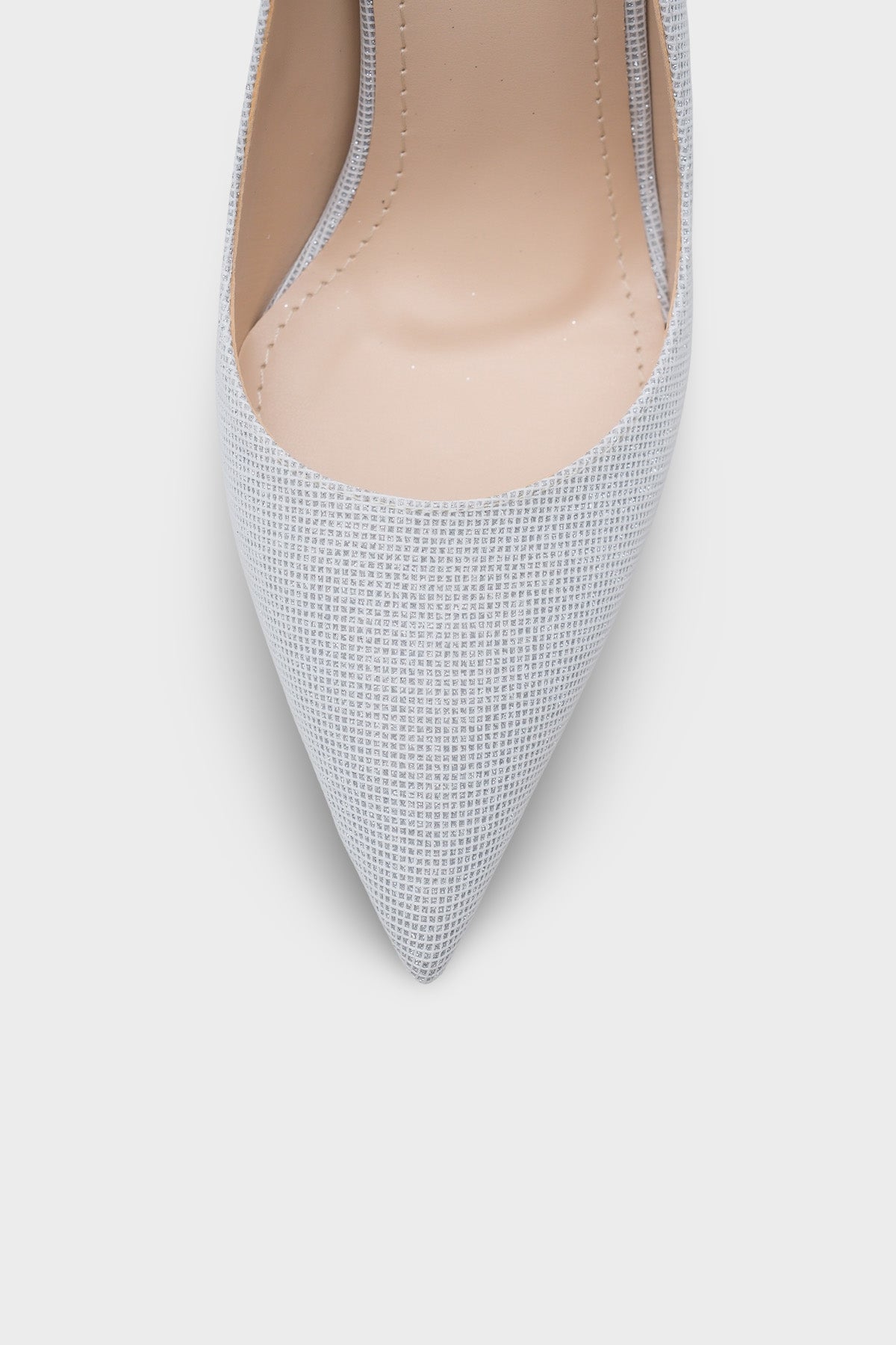 Lulu Metal Orta Topuklu Stiletto