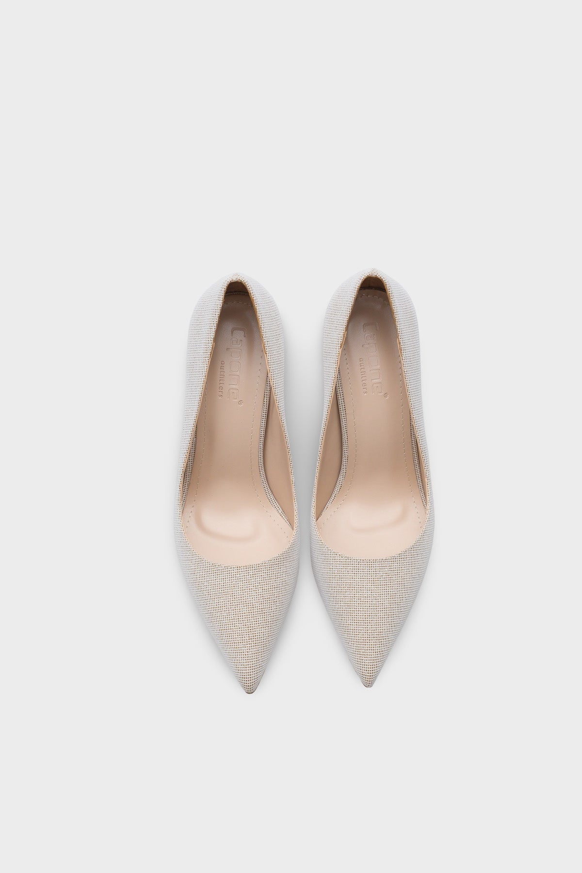 Lulu Metal Orta Topuklu Stiletto