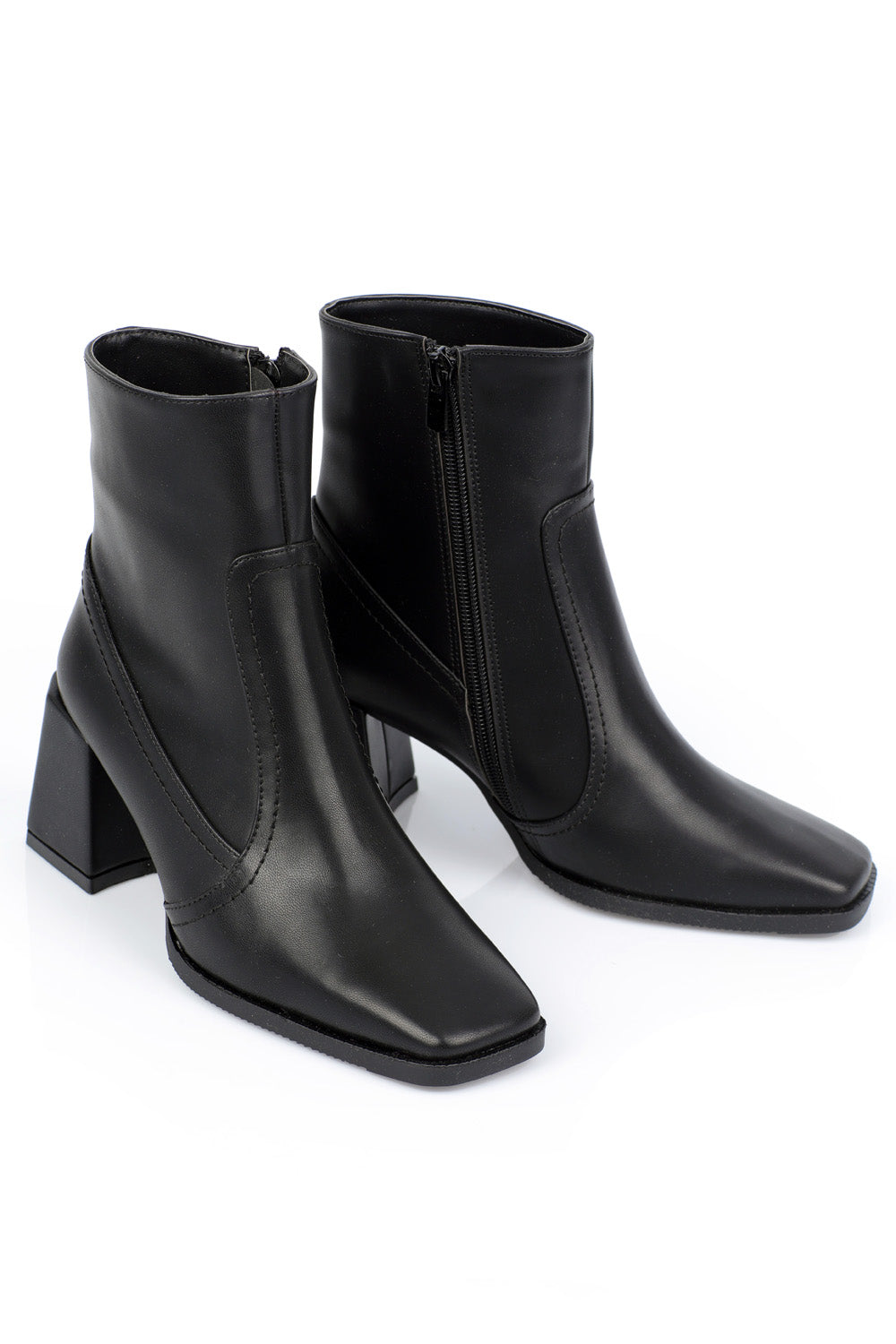 Anjela Küt Burunlu Yandan Fermuarlı Kadın Bot