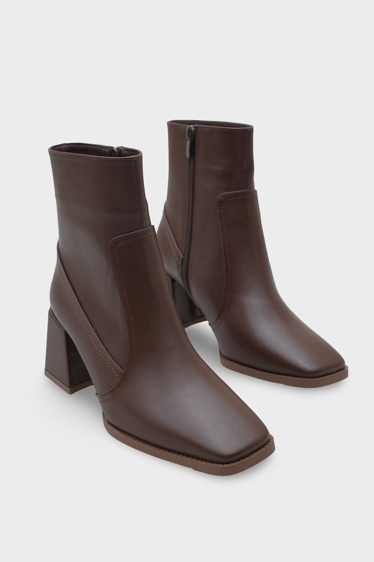 Anjela Küt Burunlu Yandan Fermuarlı Kadın Bot