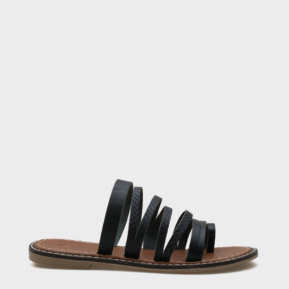 Lyssa 5555 Hakiki Deri Kadın Bodrum Terlik