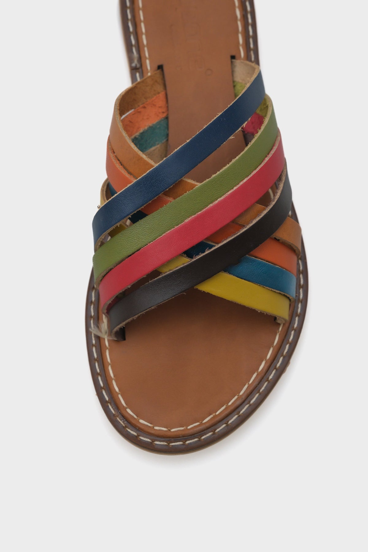 Maddy 8098 Hakiki Deri Kadın Bodrum Terlik