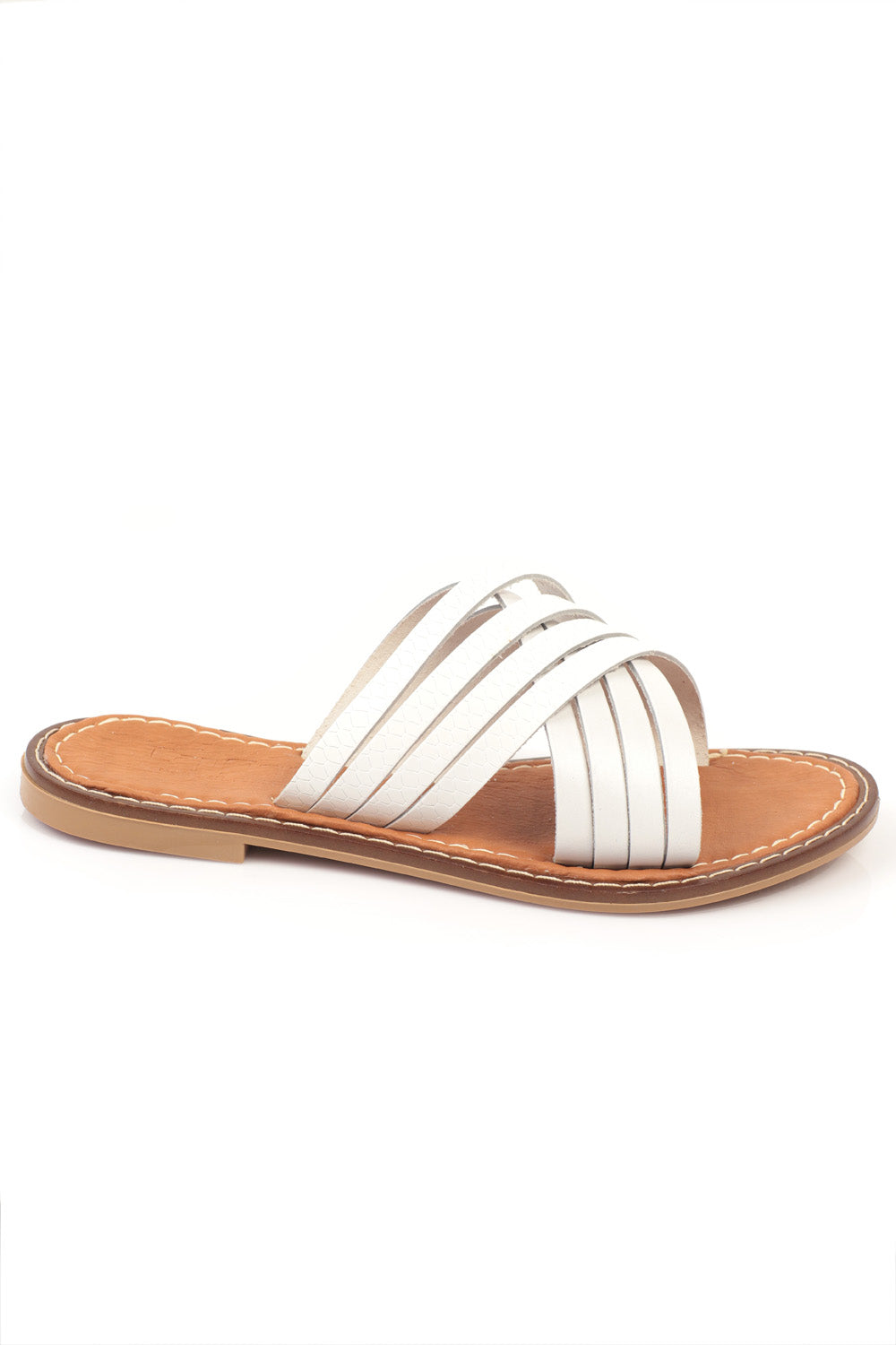 8098 Hakiki Deri Kadın Bodrum Terlik