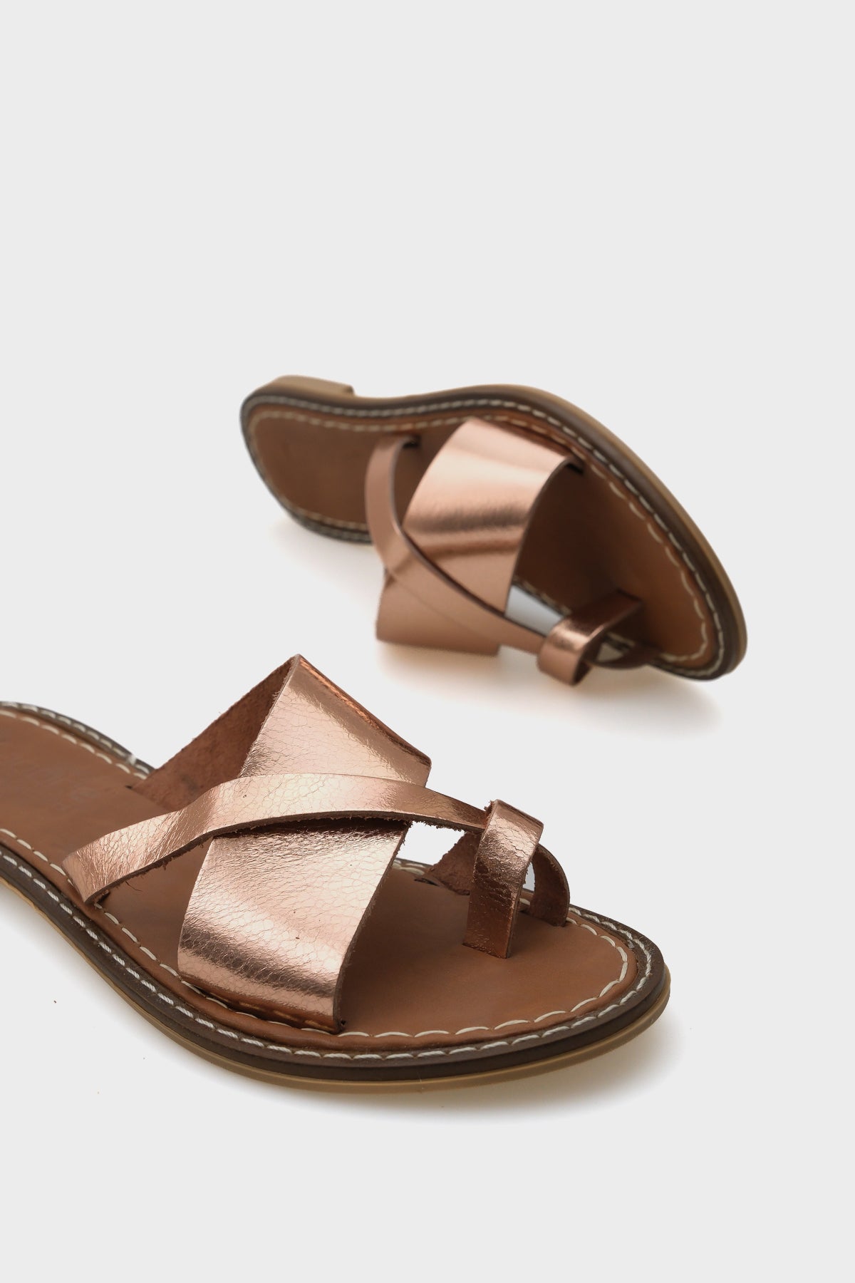 Magda 888 Hakiki Deri Bodrum Kadın Terlik