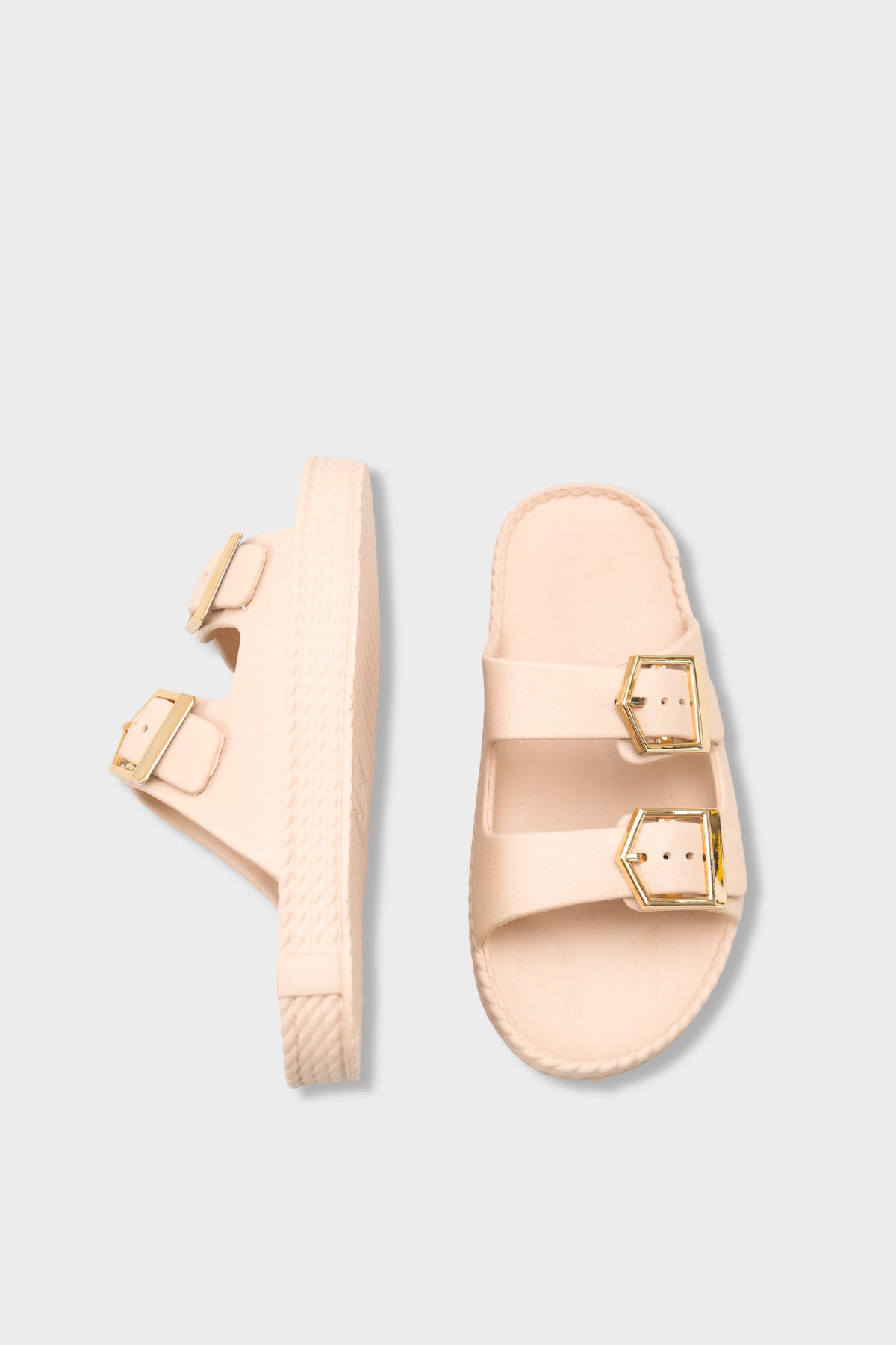 Jolyn Eva Çift Tokalı Kadın Terlik