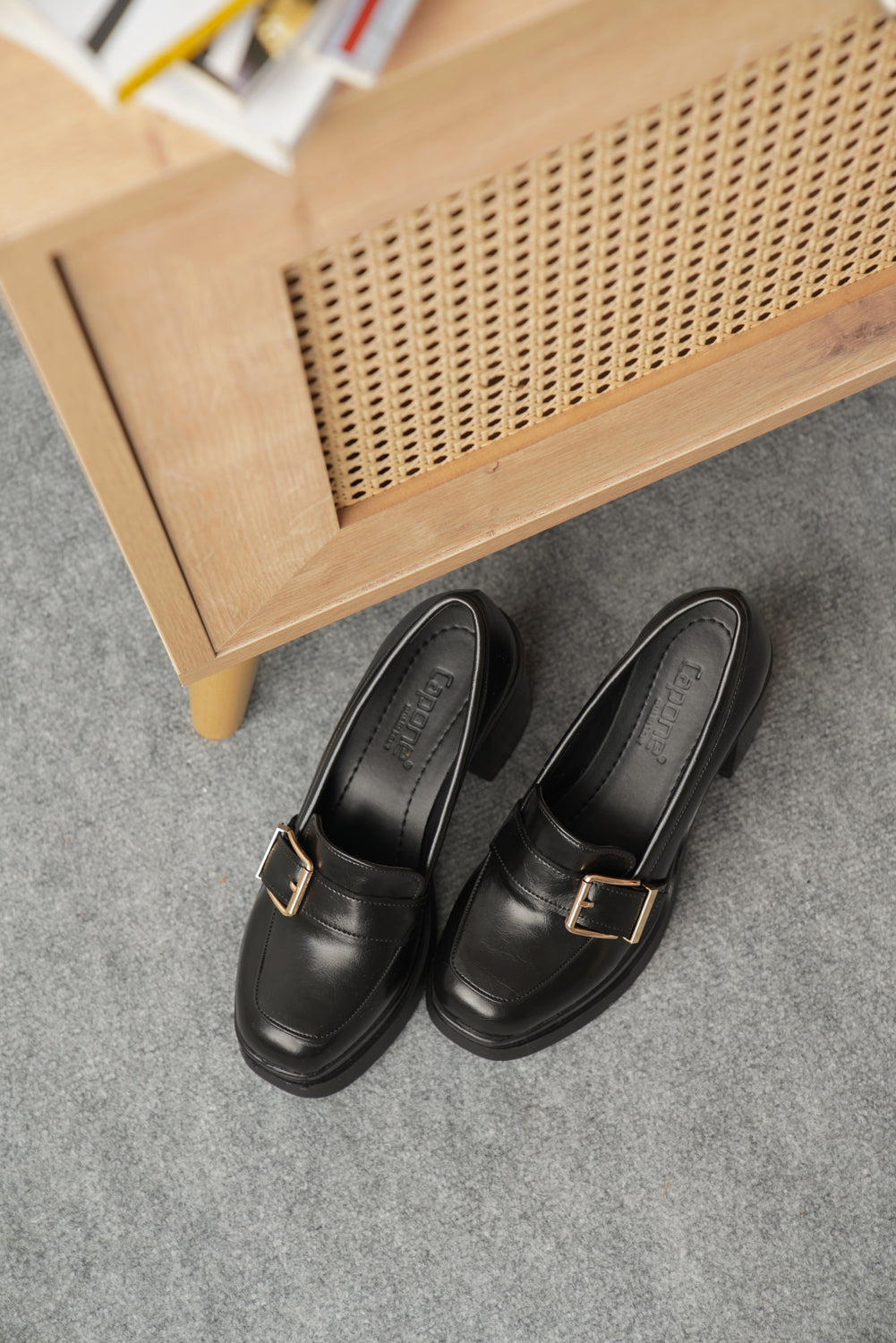 Rowena Yüksek Tabanlı Topuklu Tokalı Loafer Kadın Ayakkabı