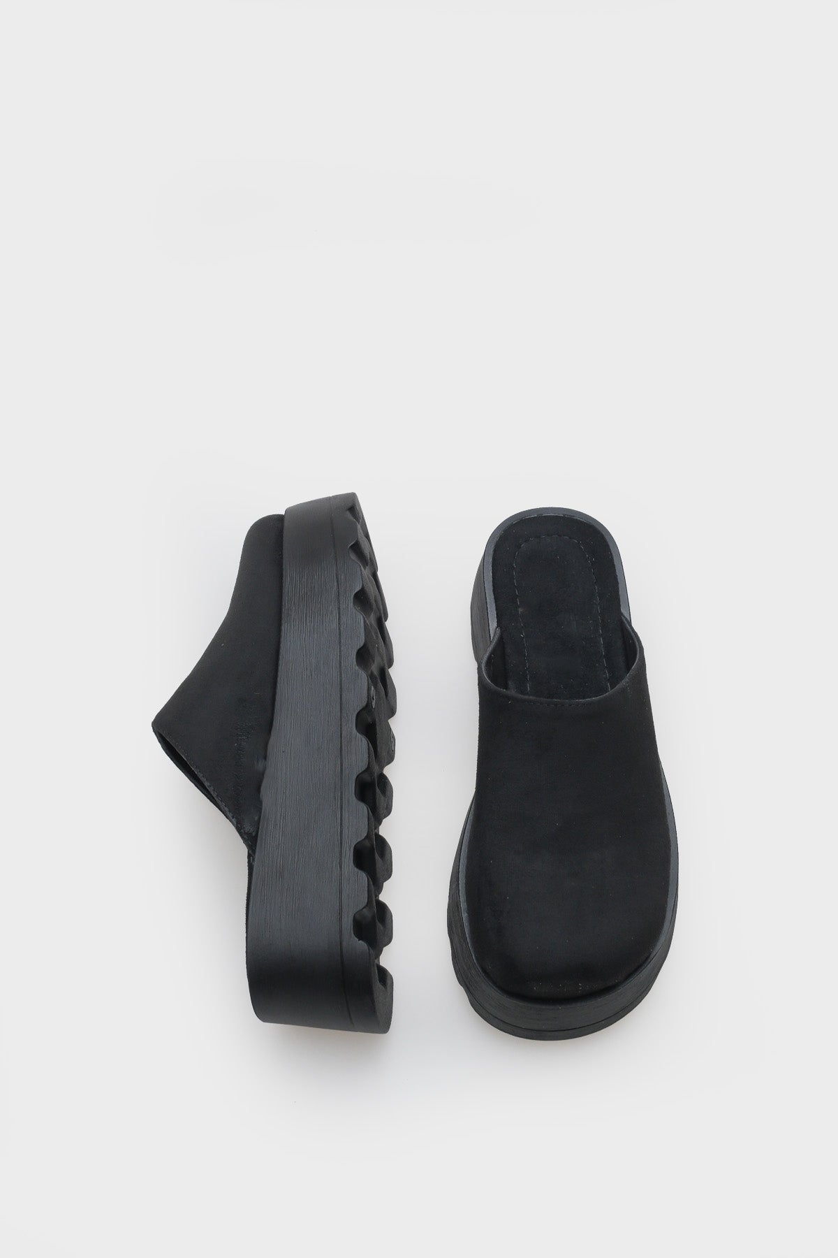 Marlyn Kürklü Süet Görünümlü Kadın Sabo