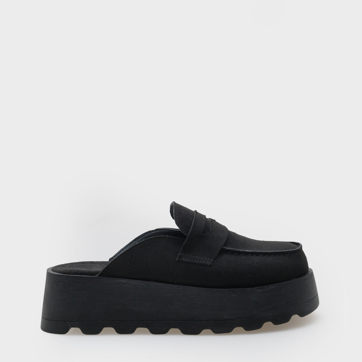 Karrie Kürklü Süet Görünümlü Kadın Sabo