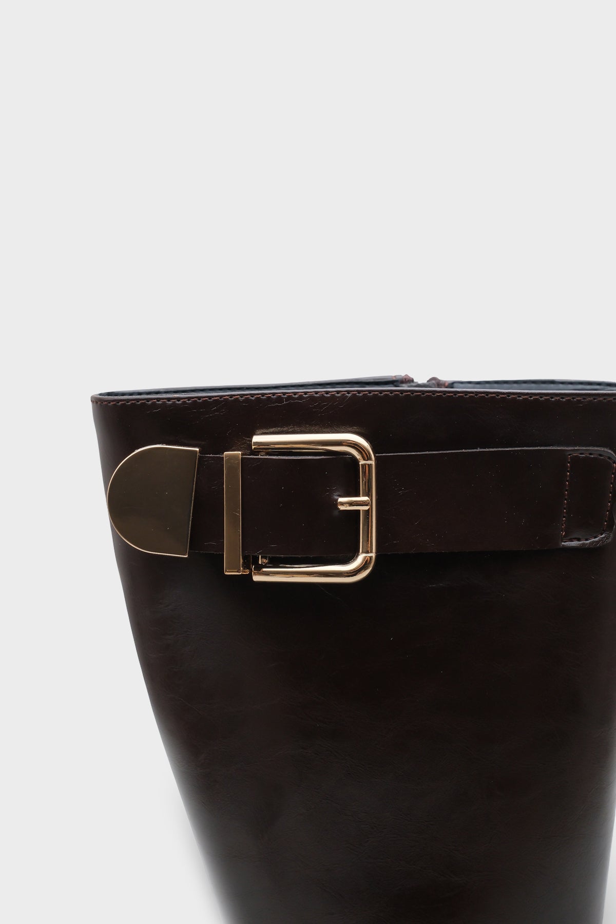 Norry Trak Tabanlı Metal Tokalı Yandan Fermuarlı Kadın Çizme