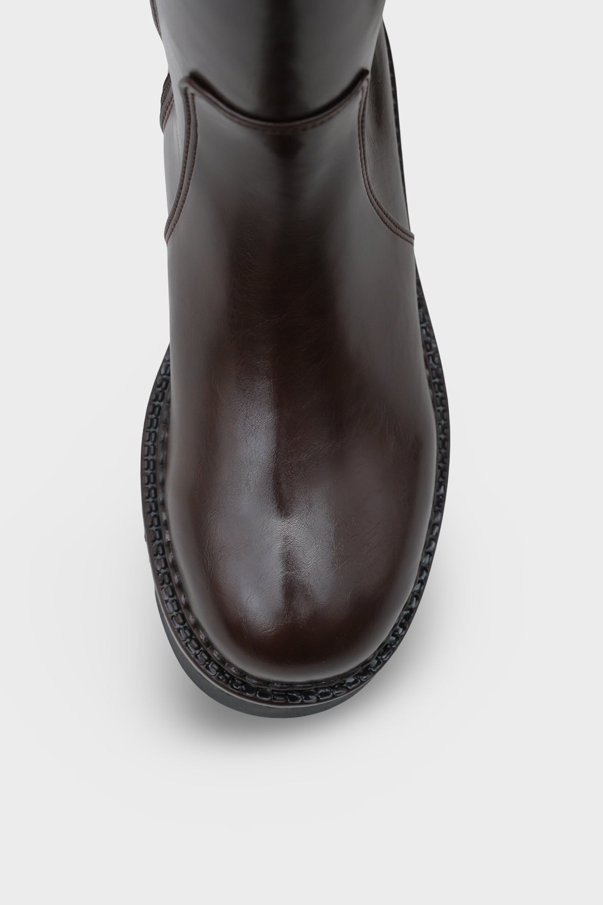 Norry Trak Tabanlı Metal Tokalı Yandan Fermuarlı Kadın Çizme