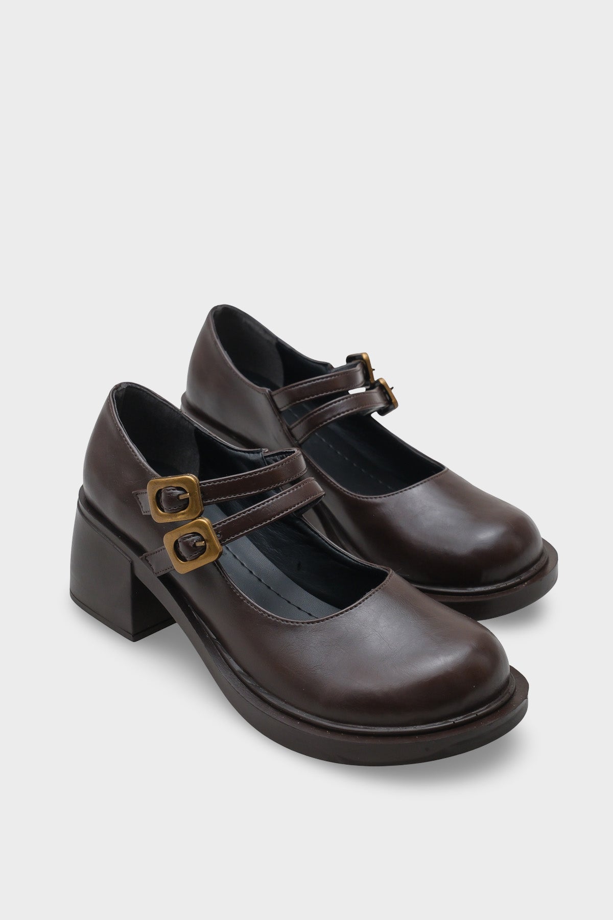 Çift Tokalı Mary Jane Kadın Ayakkabı